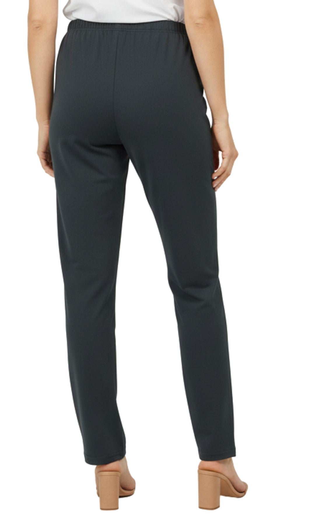 Women's Premium Cotton Stretch High-Waisted Black Leggings - Dressy Comfort in an Everyday Essential